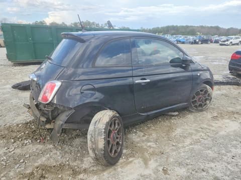 2014 Fiat 500, VIN 3C3CFFBR6ET176897. Фото 3 з 6 з аукціону Copart. Каталог авто зі США OpenDataCar.