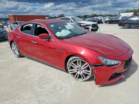 2017 Maserati Ghibli, VIN ZAM57RTL0H1196406. Фото 4 з 6 з аукціону Copart. Каталог авто зі США OpenDataCar.