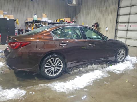2018 Infiniti Q50, VIN JN1EV7AR6JM443683. Фото 3 з 6 з аукціону Copart. Каталог авто зі США OpenDataCar.