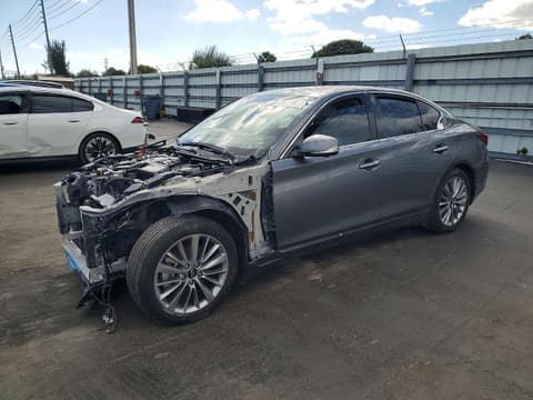 2023 Infiniti Q50, VIN JN1EV7BP9PM510525. Фото 1 з 6 з аукціону Copart. Каталог авто зі США OpenDataCar.