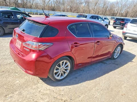 2012 Lexus CT 200, VIN JTHKD5BH9C2058435. Фото 3 из 6 с аукциона Copart. Каталог авто из США OpenDataCar.