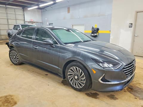 2022 Hyundai Sonata Hybrid, VIN KMHL34JJ6NA050868. Zdjęcie 4 z 6 z aukcji Copart. Katalog aut z USA OpenDataCar.