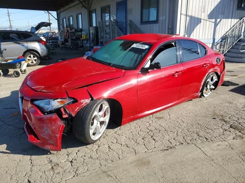 2019 Alfa romeo Giulia, VIN ZARFAMBN5K7609057. Photo 1 of 6 from Copart auction. OpenDataCar US salvage catalog.