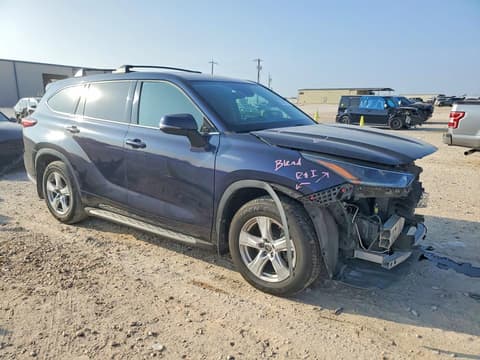 2021 Toyota Highlander, VIN 5TDCZRAH6MS536112. Фото 4 з 6 з аукціону Copart. Каталог авто зі США OpenDataCar.