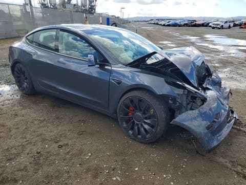 2023 Tesla Model 3, VIN 5YJ3E1EC7PF596307. Фото 4 з 6 з аукціону Copart. Каталог авто зі США OpenDataCar.