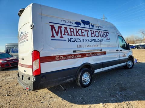 2024 Ford Transit, VIN 1FTBW3U80RKA67840. Фото 3 з 6 з аукціону Copart. Каталог авто зі США OpenDataCar.