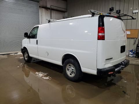 2019 Chevrolet Express 2500, VIN 1GCWGAFP2K1161916. Photo 2 of 6 from Copart auction. OpenDataCar US salvage catalog.