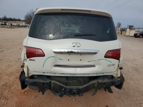 2017 Infiniti QX80, VIN JN8AZ2NF4H9644504. Фото 6 з 6 з аукціону Copart. Каталог авто зі США OpenDataCar.