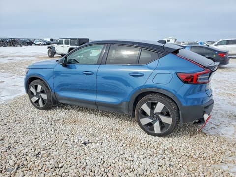 2022 Volvo C40, VIN YV4ED3GB9N2003670. Фото 2 из 6 с аукциона Copart. Каталог авто из США OpenDataCar.