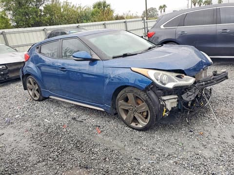 2015 Hyundai Veloster, VIN KMHTC6AE9FU244258. Фото 4 з 6 з аукціону Copart. Каталог авто зі США OpenDataCar.