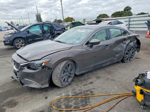 2016 Mazda 6, VIN JM1GJ1W5XG1487104. Photo 1 of 6 from Copart auction. OpenDataCar US salvage catalog.