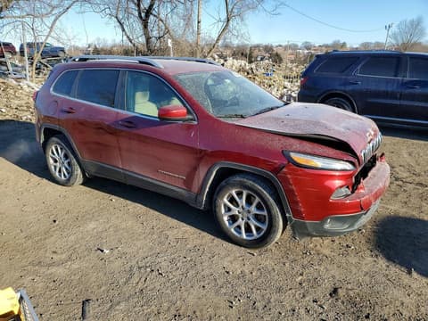 2017 Jeep Cherokee, VIN 1C4PJLCS4HW585765. Фото 4 из 6 с аукциона Copart. Каталог авто из США OpenDataCar.