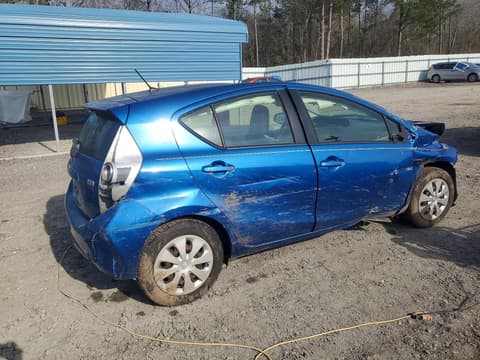 2012 Toyota Prius C, VIN JTDKDTB33C1526370. Фото 3 з 6 з аукціону Copart. Каталог авто зі США OpenDataCar.