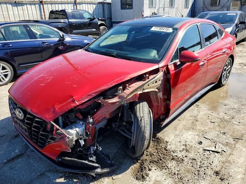 2020 Hyundai Sonata, VIN 5NPEF4JA2LH043328. Фото 1 з 6 з аукціону Copart. Каталог авто зі США OpenDataCar.