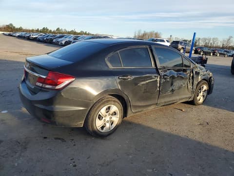 2014 Honda Civic, VIN 2HGFB2F55EH500095. Фото 3 з 6 з аукціону Copart. Каталог авто зі США OpenDataCar.