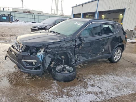 2020 Jeep Compass, VIN 3C4NJDBB6LT160514. Фото 1 з 6 з аукціону Copart. Каталог авто зі США OpenDataCar.