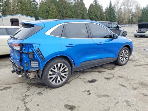 2020 Ford Escape, VIN 1FMCU9J95LUA58522. Фото 3 з 6 з аукціону Copart. Каталог авто зі США OpenDataCar.