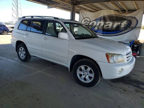 2001 Toyota Highlander, VIN JTEHF21A410019166. Photo 4 of 6 from Copart auction. OpenDataCar US salvage catalog.