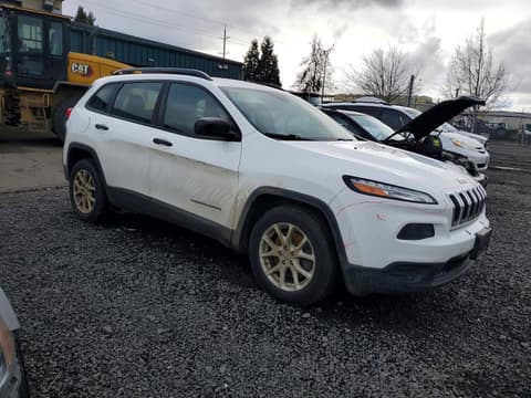 2016 Jeep Cherokee, VIN 1C4PJLAB6GW176684. Фото 4 из 6 с аукциона Copart. Каталог авто из США OpenDataCar.