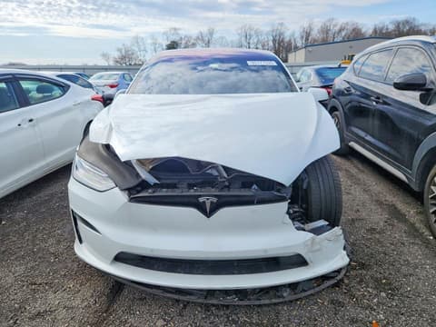 2022 Tesla Model X, VIN 7SAXCBE64NF342982. Фото 5 з 6 з аукціону Copart. Каталог авто зі США OpenDataCar.