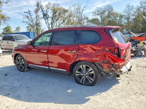2018 Nissan Pathfinder, VIN 5N1DR2MN7JC654398. Фото 2 з 6 з аукціону Copart. Каталог авто зі США OpenDataCar.