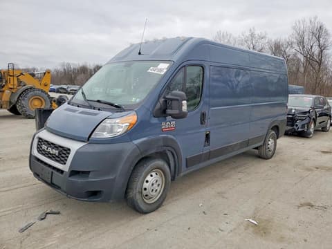 2019 Ram ProMaster 2500, VIN 3C6TRVDG0KE519073. Zdjęcie 1 z 6 z aukcji Copart. Katalog aut z USA OpenDataCar.