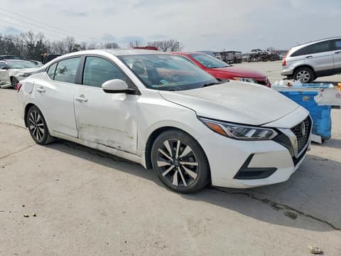 2021 Nissan Sentra, VIN 3N1AB8CV8MY324087. Фото 4 з 6 з аукціону Copart. Каталог авто зі США OpenDataCar.