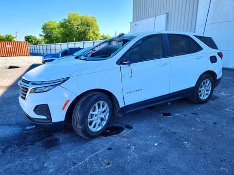 2022 Chevrolet Equinox, VIN 3GNAXHEV8NS244814. Фото 1 з 6 з аукціону Copart. Каталог авто зі США OpenDataCar.