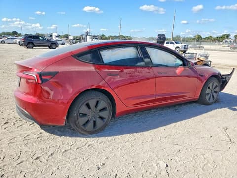 2025 Tesla Model 3, VIN 5YJ3E1EA2SF949303. Фото 3 з 6 з аукціону Copart. Каталог авто зі США OpenDataCar.