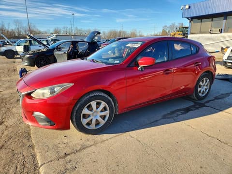 2014 Mazda 3, VIN JM1BM1K78E1161520. Фото 1 з 6 з аукціону Copart. Каталог авто зі США OpenDataCar.