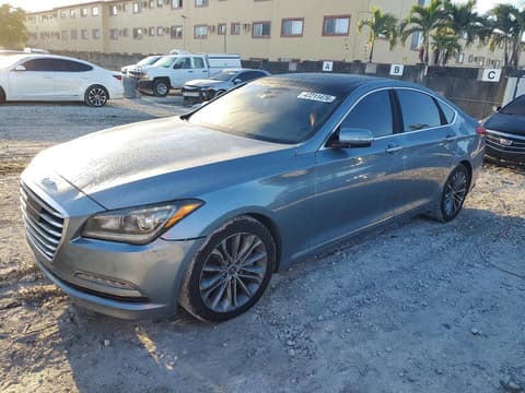 2017 Genesis G80, VIN KMHGN4JE7HU206336. Фото 1 з 6 з аукціону Copart. Каталог авто зі США OpenDataCar.