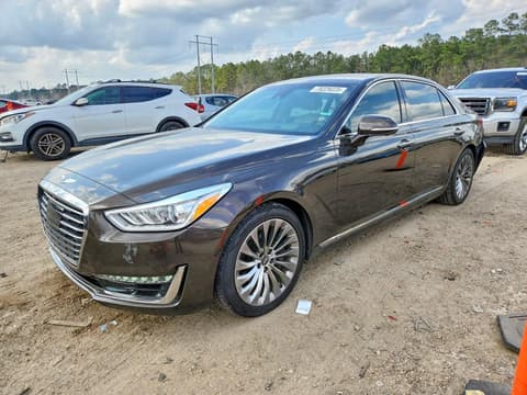 2017 Genesis G90, VIN KMHG34JA3HU032669. Photo 1 of 6 from Copart auction. OpenDataCar US salvage catalog.
