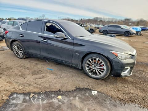 2019 Infiniti Q50, VIN JN1EV7AP5KM542916. Фото 4 з 6 з аукціону Copart. Каталог авто зі США OpenDataCar.