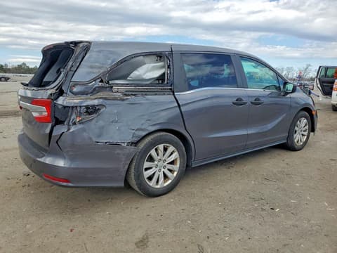 2018 Honda Odyssey, VIN 5FNRL6H20JB034787. Photo 3 of 6 from Copart auction. OpenDataCar US salvage catalog.