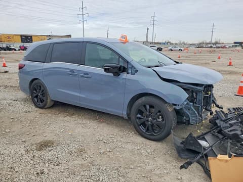 2023 Honda Odyssey, VIN 5FNRL6H71PB036827. Фото 4 з 6 з аукціону Copart. Каталог авто зі США OpenDataCar.