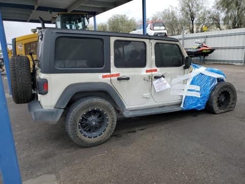 2018 Jeep Wrangler Unlimited, VIN 1C4HJXDG4JW284229. Фото 3 из 6 с аукциона Copart. Каталог авто из США OpenDataCar.