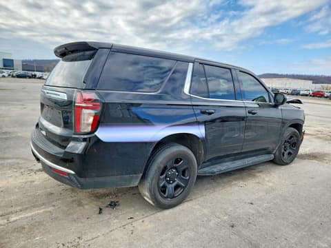 2022 Chevrolet Tahoe, VIN 1GNSCLED2NR245504. Photo 3 of 6 from Copart auction. OpenDataCar US salvage catalog.