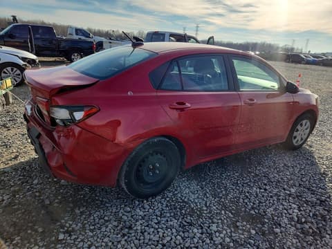 2022 Kia Rio, VIN 3KPA24AD5NE431987. Фото 3 з 6 з аукціону Copart. Каталог авто зі США OpenDataCar.