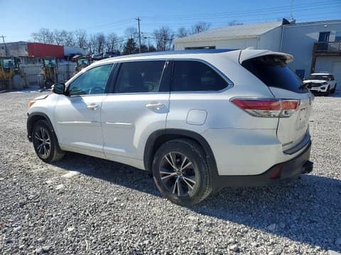 2016 Toyota Highlander, VIN 5TDJKRFH2GS295710. Zdjęcie 2 z 6 z aukcji Copart. Katalog aut z USA OpenDataCar.