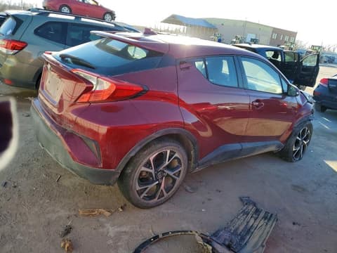 2018 Toyota C-HR, VIN NMTKHMBX2JR039298. Фото 3 з 6 з аукціону Copart. Каталог авто зі США OpenDataCar.
