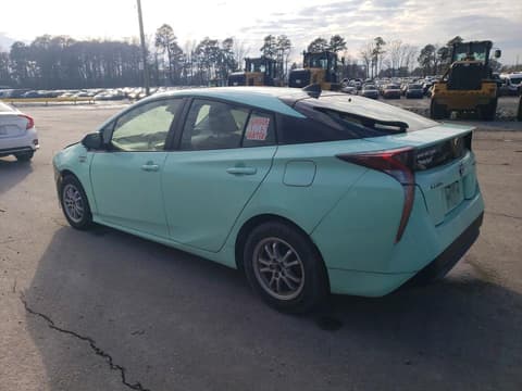 2016 Toyota Prius, VIN JTDKARFU1G3027995. Фото 2 з 6 з аукціону Copart. Каталог авто зі США OpenDataCar.