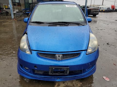 2007 Honda Fit, VIN JHMGD38607S033218. Photo 5 of 6 from Copart auction. OpenDataCar US salvage catalog.