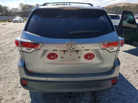 2016 Toyota Highlander, VIN 5TDYKRFH7GS126751. Фото 6 з 6 з аукціону Copart. Каталог авто зі США OpenDataCar.