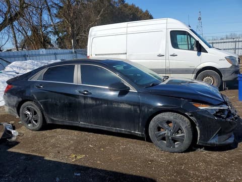 2021 Hyundai Elantra, VIN KMHLN4AJ7MU004294. Фото 4 из 6 с аукциона Copart. Каталог авто из США OpenDataCar.