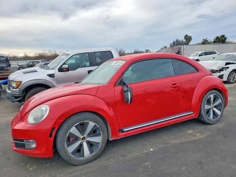2012 Volkswagen Beetle, VIN 3VWVA7ATXCM607199. Фото 1 з 6 з аукціону Copart. Каталог авто зі США OpenDataCar.