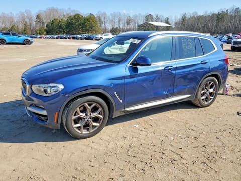 2020 Bmw X3, VIN 5UXTY3C05L9B50738. Фото 1 з 6 з аукціону Copart. Каталог авто зі США OpenDataCar.