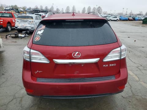 2011 Lexus RX 350, VIN 2T2BK1BA8BC115156. Фото 6 з 6 з аукціону Copart. Каталог авто зі США OpenDataCar.