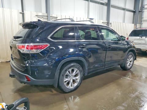 2015 Toyota Highlander, VIN 5TDJKRFHXFS149327. Фото 3 з 6 з аукціону Copart. Каталог авто зі США OpenDataCar.