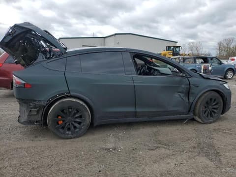 2018 Tesla Model X, VIN 5YJXCBE29JF132639. Фото 3 з 6 з аукціону Copart. Каталог авто зі США OpenDataCar.