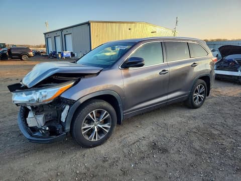 2016 Toyota Highlander, VIN 5TDJKRFH6GS283379. Zdjęcie 1 z 6 z aukcji Copart. Katalog aut z USA OpenDataCar.